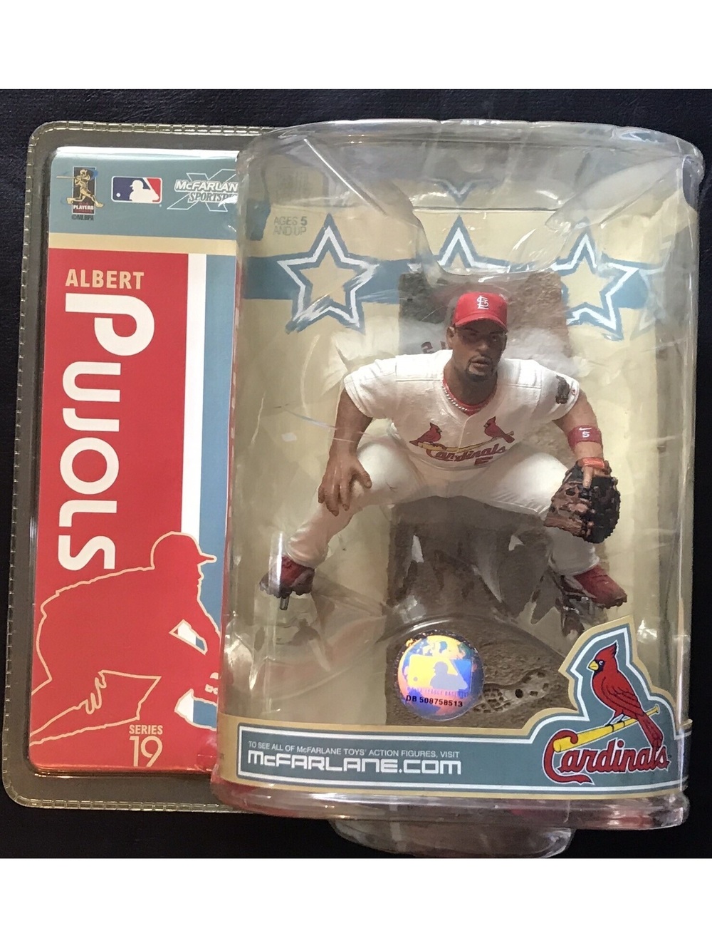 McFarlane 2007 Albert Pujols St. Louis Cardinals MLB series 19 NIB